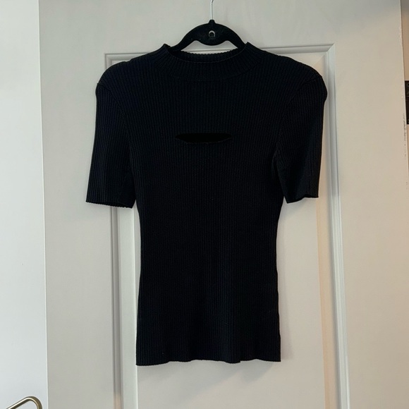 Maje cut out ribbed top - Picture 4 of 8